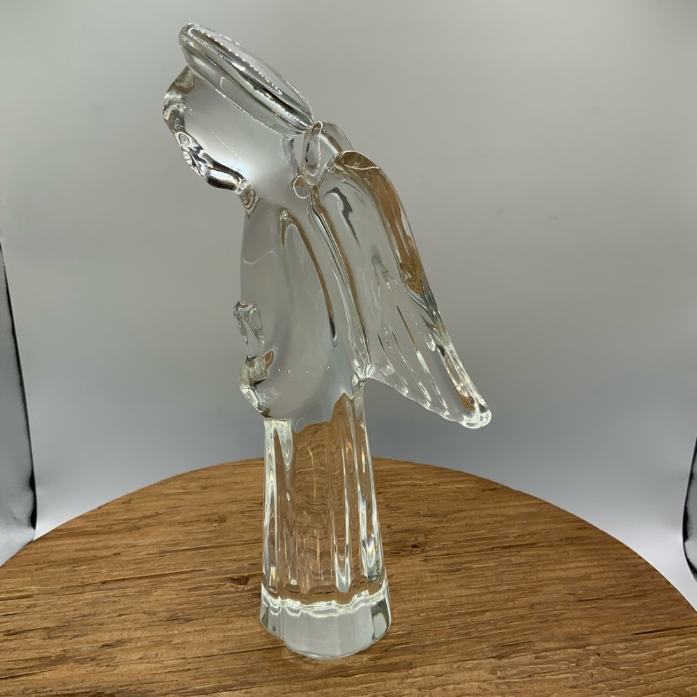 Crystal Glass Vintage Angel 8" Figurine - Picture 4 of 8